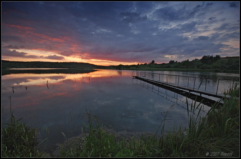 photo "***" tags: landscape, sunset, water