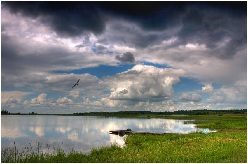 photo "Harbinger of storm" tags: landscape, clouds