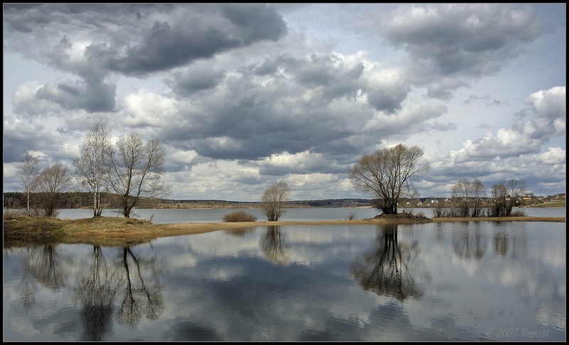 фото "Озернинский этюд,весна" метки: пейзаж, вода