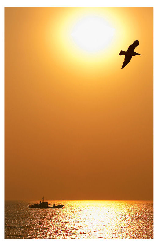 фото "Закат на море" метки: пейзаж, вода, закат