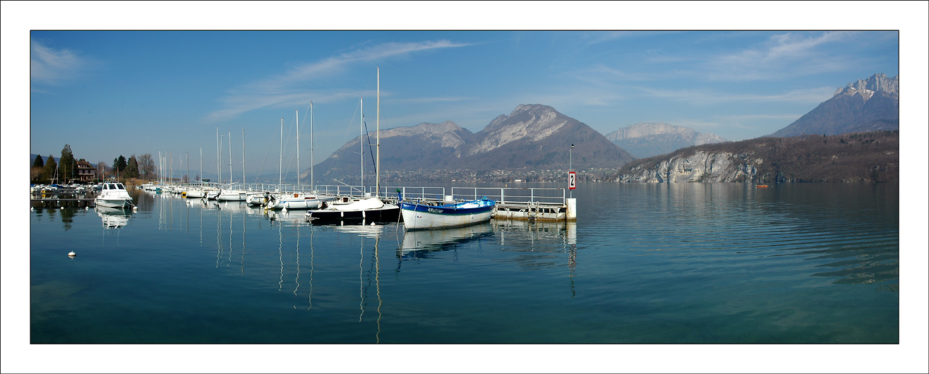 photo "Panoramic View : Annecy Lake" tags: landscape, mountains