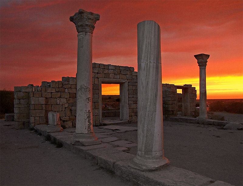 photo "***" tags: landscape, architecture, sunset