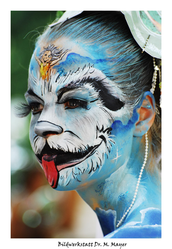 photo "face painting" tags: portrait, woman