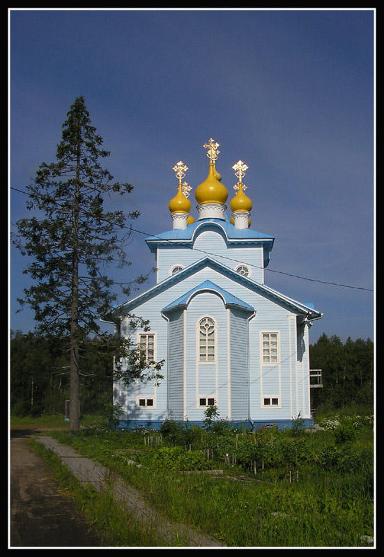 фото "Храм (монастырь в Лодьме)" метки: пейзаж, лето