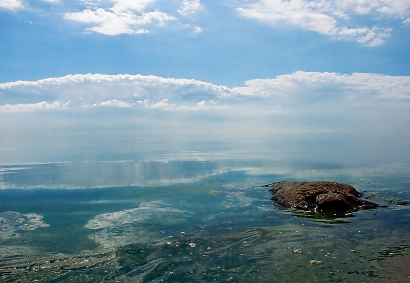 фото "Чернеет камень одинокий..." метки: пейзаж, вода, облака