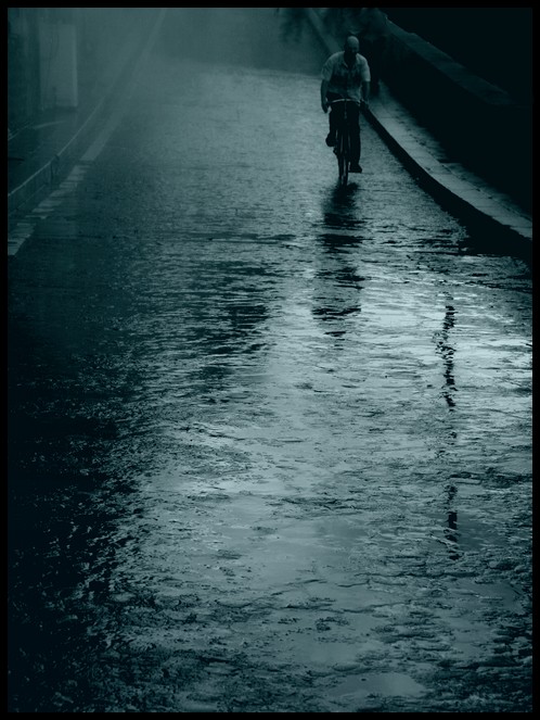 photo "rain" tags: travel, black&white, Europe