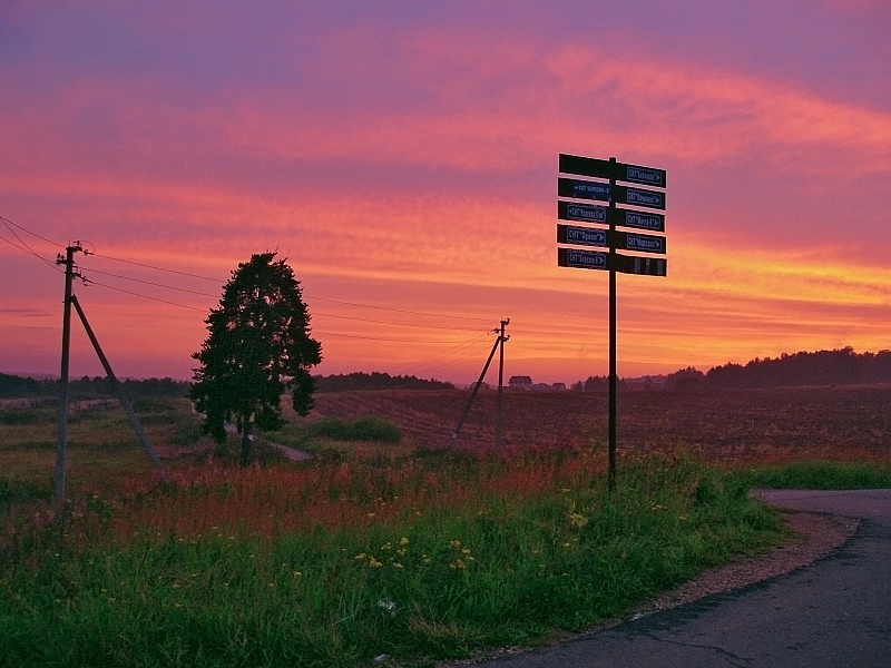 photo "***" tags: landscape, summer, sunset