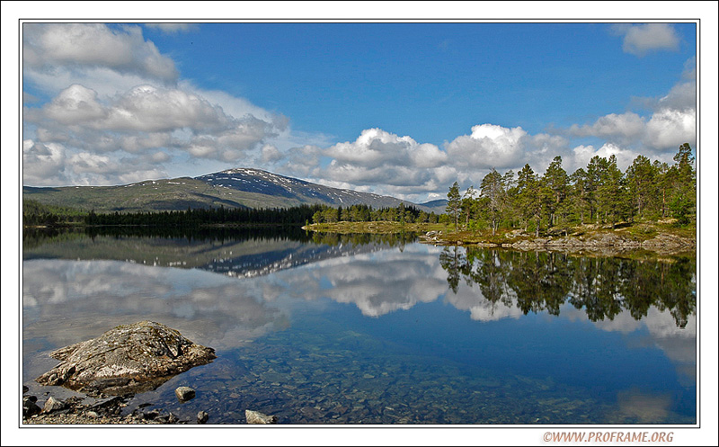 фото "Borgefjell NP" метки: пейзаж, вода, облака