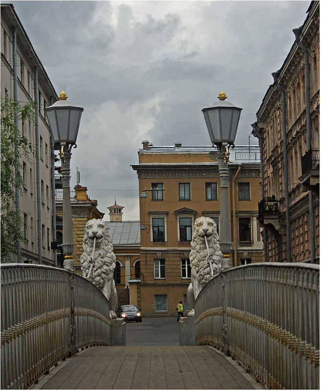 photo "The lion's bridge" tags: architecture, landscape, 