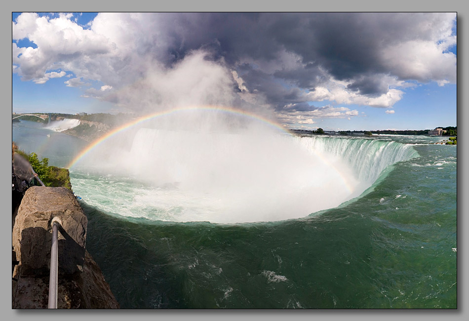 photo "Rainbow on Niagara falls" tags: landscape, travel, North America, water