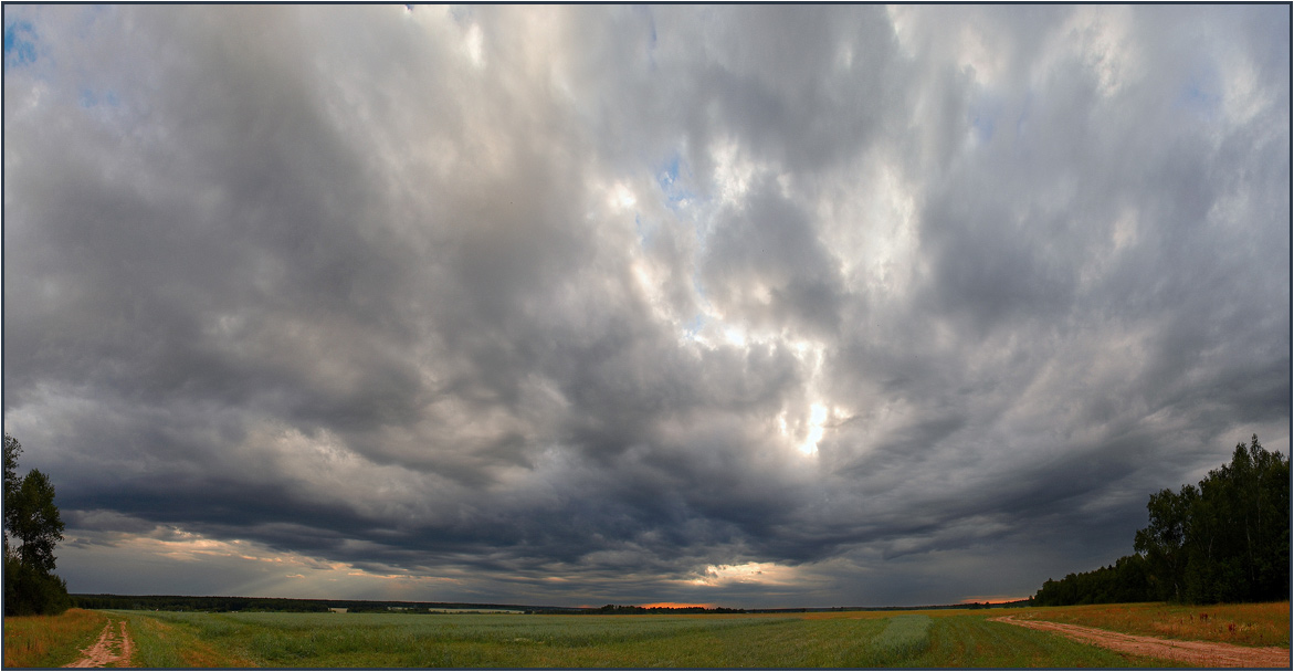 photo "Shifting the sky II" tags: landscape, panoramic, clouds