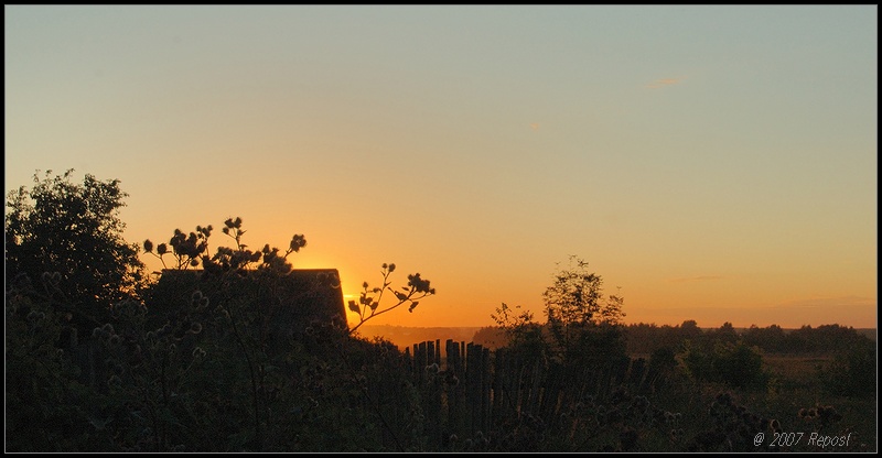 photo "***" tags: landscape, summer, sunset