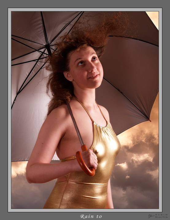 photo "Rain to" tags: portrait, montage, woman
