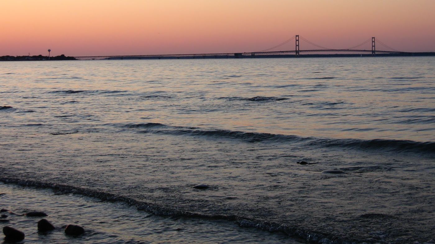 photo "Bridge at Sunset" tags: architecture, landscape, sunset