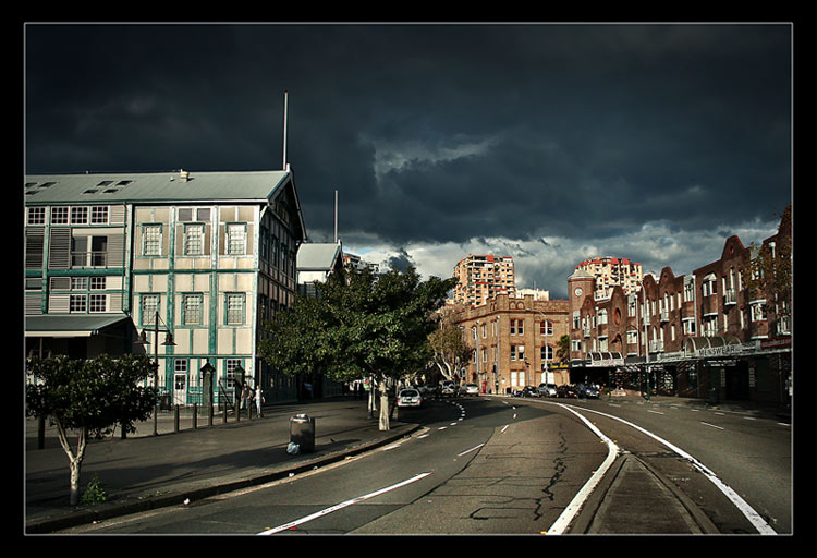 photo "Woolloomooloo" tags: landscape, city, clouds
