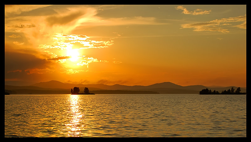 photo "Gold" tags: landscape, summer, sunset