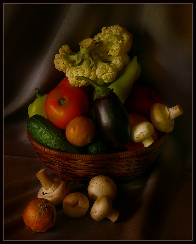 photo "Still life with vegetable" tags: still life, 
