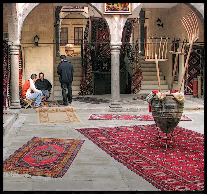 photo "Sellers carpet" tags: travel, genre, Asia