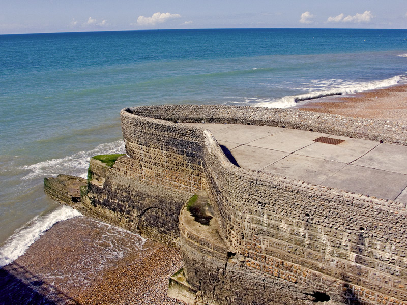 photo "Platform with ocean view" tags: landscape, water