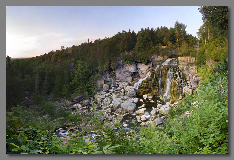 фото "Вечерний водопад" метки: пейзаж, вода, закат