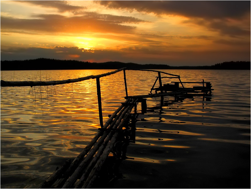 photo "***" tags: landscape, sunset, water