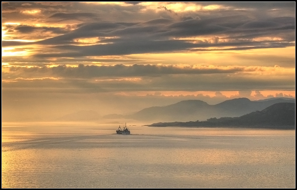 фото "Золото Норвегии" метки: пейзаж, вода, закат