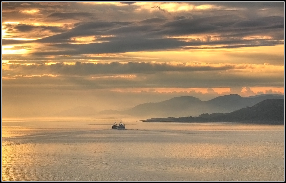 photo "Gold morning" tags: landscape, sunset, water