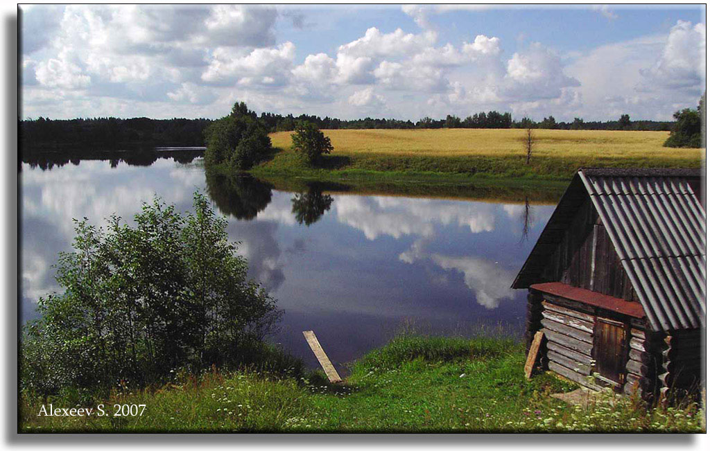 фото "Русь деревянная" метки: пейзаж, вода, лето
