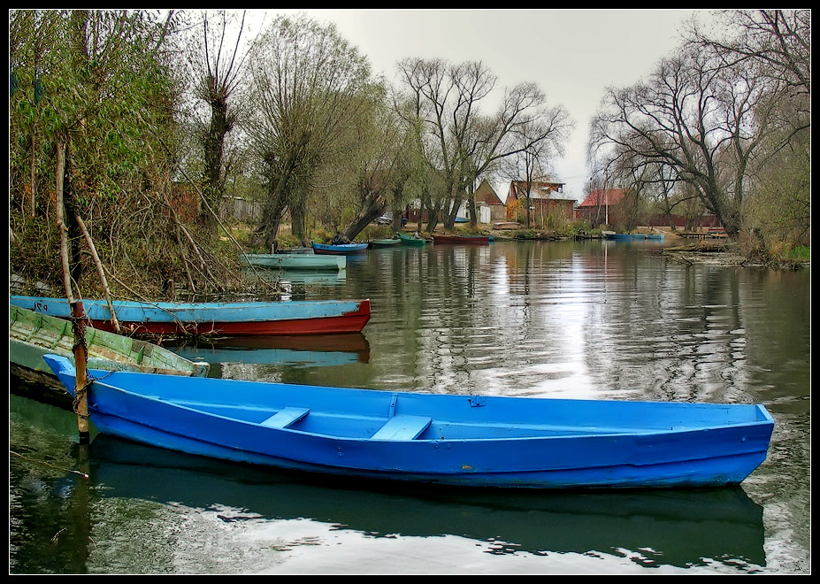 photo "village fishermen" tags: landscape, autumn, water