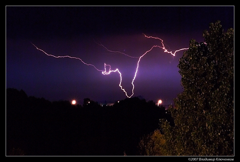 photo "Flash" tags: landscape, city, night