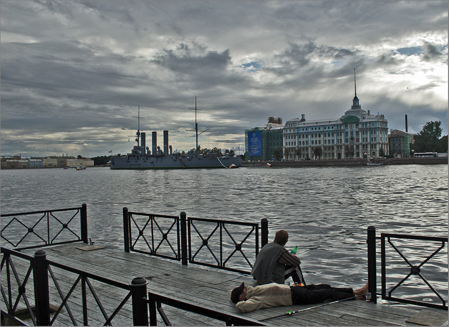 photo "Etude from the Neva." tags: city, genre, 