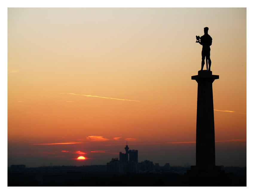 photo "Belgrade" tags: architecture, landscape, sunset