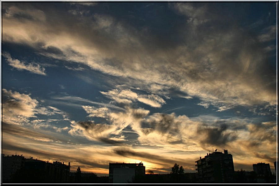 photo "From my window" tags: landscape, sunset