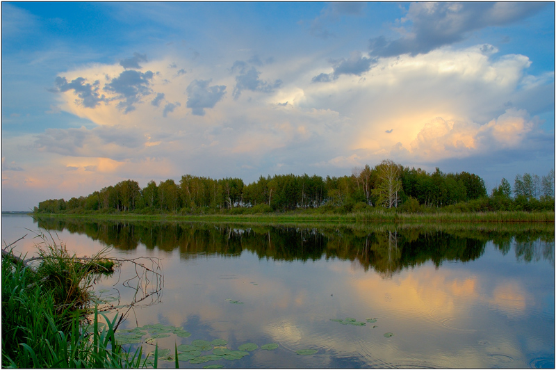 фото "Успокоение" метки: пейзаж, вода, облака