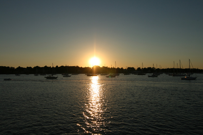 photo "Bristol harbor" tags: landscape, sunset, water