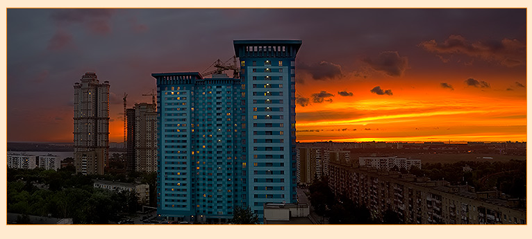 photo "***" tags: architecture, landscape, sunset