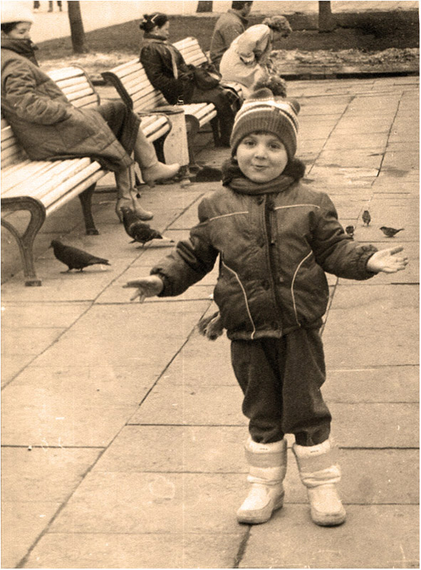 photo "Moscow, 1986" tags: portrait, old-time, children, чёрно-белое