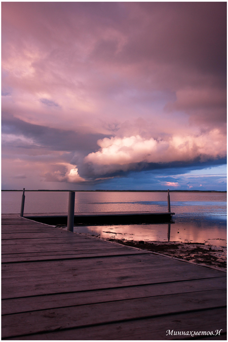 photo "Цвета вечера" tags: landscape, sunset, water