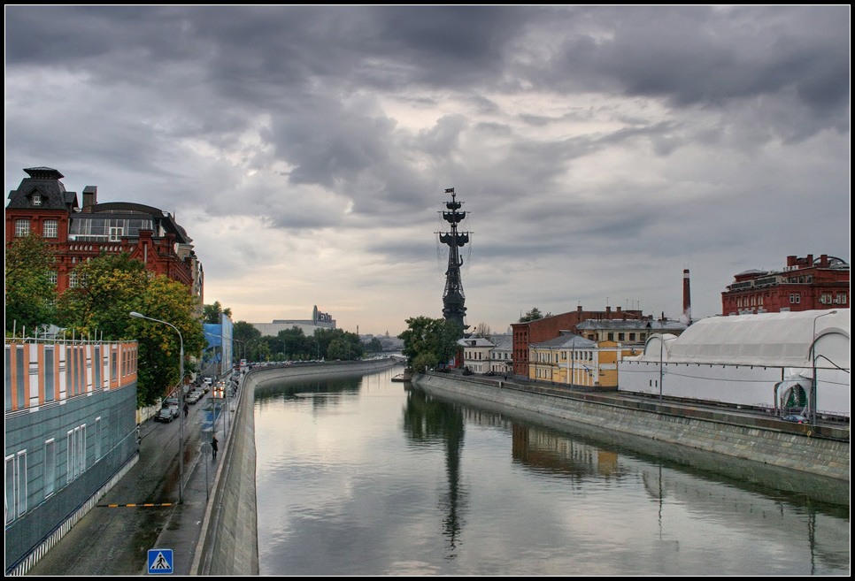 photo "Moscow-river" tags: , 