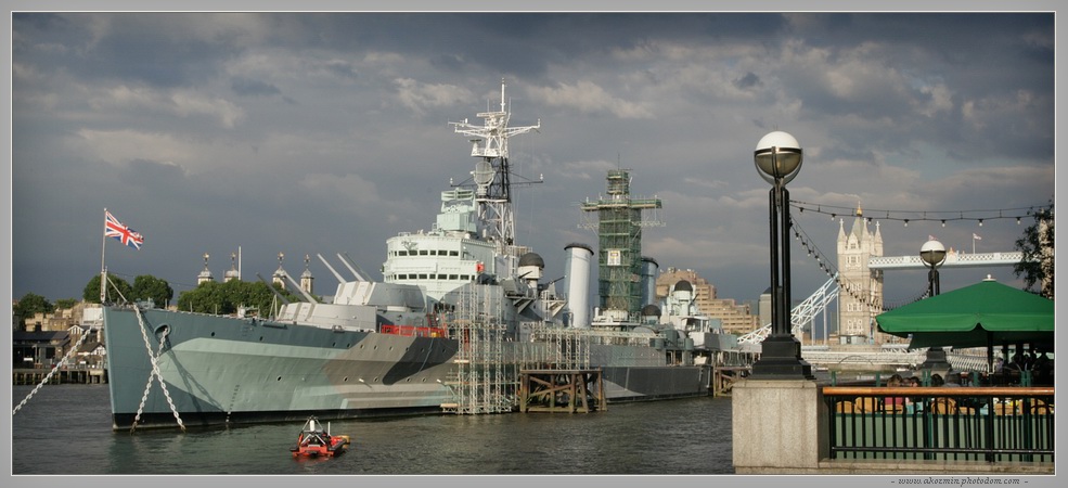 photo "The attribute of London. HMS Belfast" tags: travel, city, 