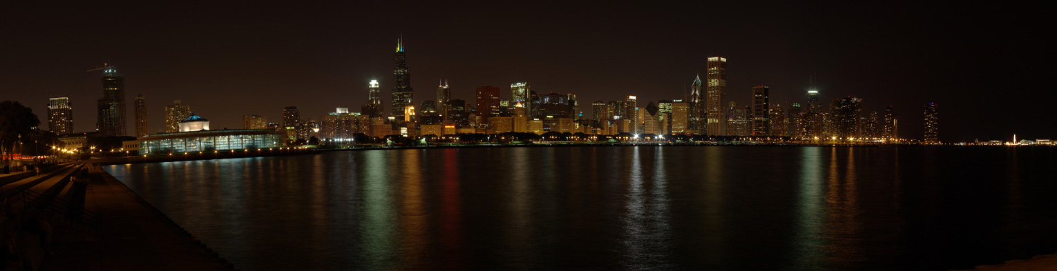 photo "Chicago Downtown" tags: landscape, architecture, night