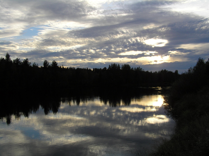 фото "Вечерняя" метки: пейзаж, вода, закат