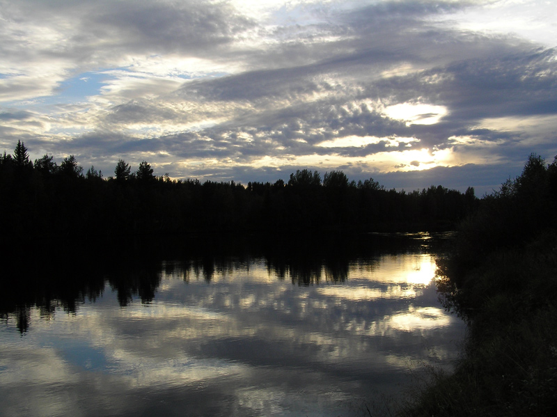 photo "Sunset on river" tags: landscape, sunset, water