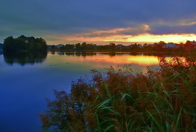 photo "***" tags: landscape, sunset, water