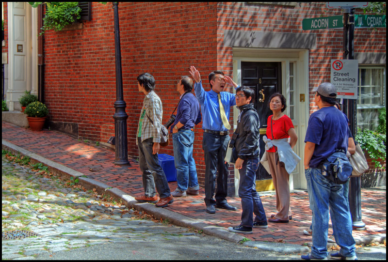 photo "Japanese tourists in the old Boston" tags: architecture, city, landscape, 