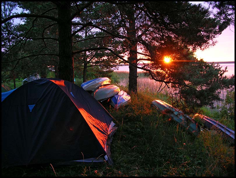 photo "Morning on lake" tags: landscape, summer, sunset
