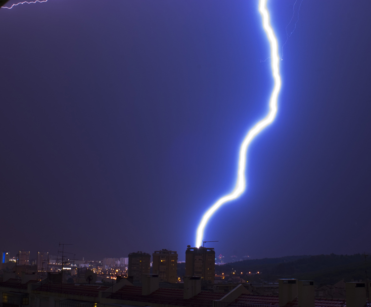 photo "Lightning" tags: landscape, night