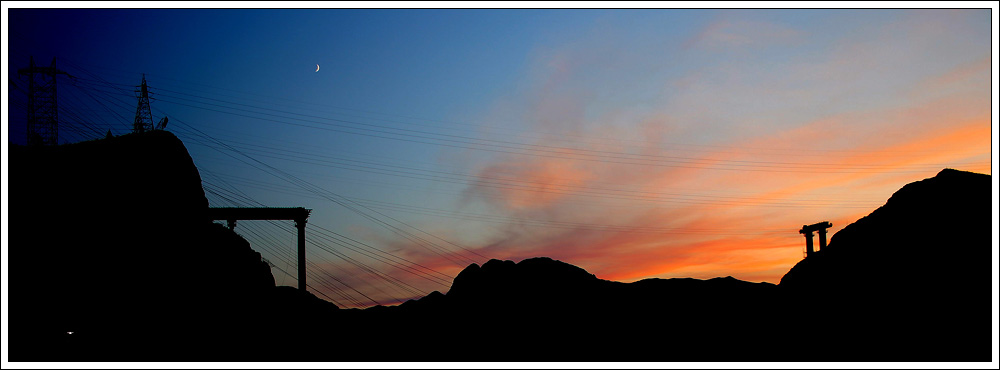 photo "Hoover Dam" tags: landscape, mountains, sunset