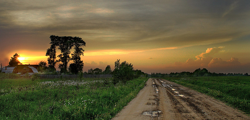photo "***" tags: landscape, sunset