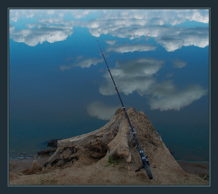 photo "Catching of clouds." tags: genre, landscape, water